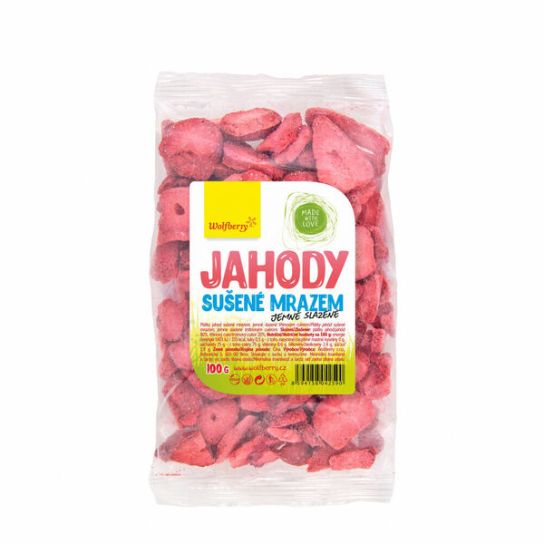 WOLFBERRY Jahody lyofilizované jemně slazené 100 g porovnat ceny