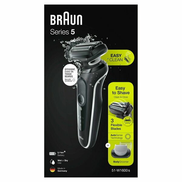 Braun Series 5 51-W1600s, Elektrický Holicí Strojek, Bílý porovnat ceny