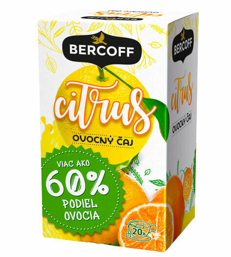 Bercoff Ovocno-bylinný čaj Citrus 40 g porovnat ceny