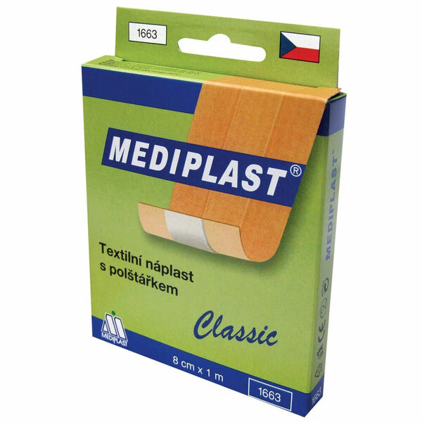 Rychloobvaz Mediplast 8 cmx1 m textilní 1 ks porovnat ceny