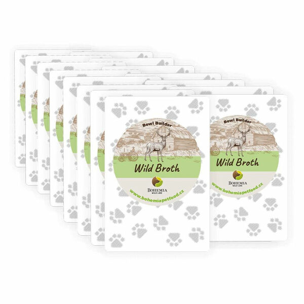 BOHEMIA Wild Broth zvěřinový vývar pro psy BOX 15x100 ml porovnat ceny