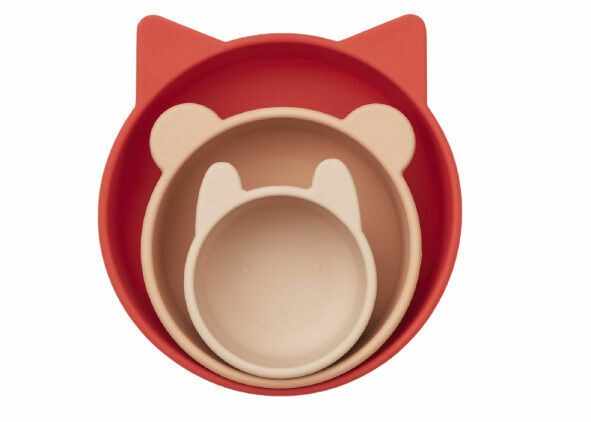 LIEWOOD Set misek Eddie - Apple red/rose 3ks porovnat ceny