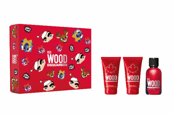 Dsquared2 Red Wood Set Eau de Toilette 50ml + Body Lotion 50ml + Bath&Shower Gel 50ml porovnat ceny