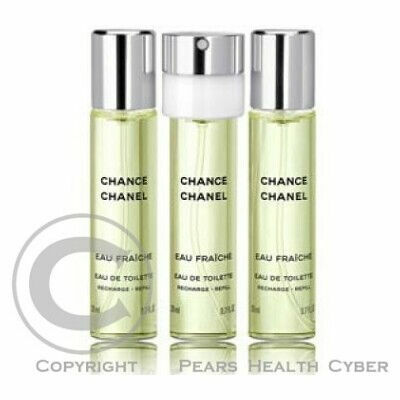 Chanel Chance Eau Fraiche Toaletní voda 3x20ml náplně porovnání ceny