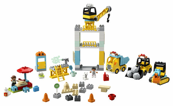 LEGO Duplo Stavba s věžovým jeřábem porovnat ceny