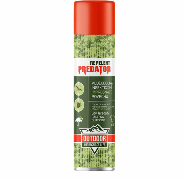 Predator OUTDOOR repelent na impregnaci oděvů, aerosol 400ml porovnat ceny