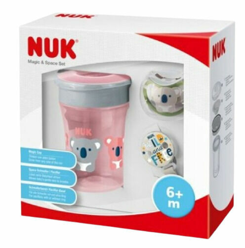 Nuk Set Magic Cup Space pro holky,růžový 6m+ porovnat ceny