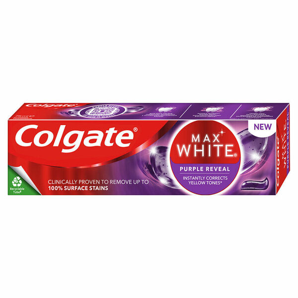 COLGATE Max White Purple Reveal bělicí zubní pasta 75ml porovnat ceny