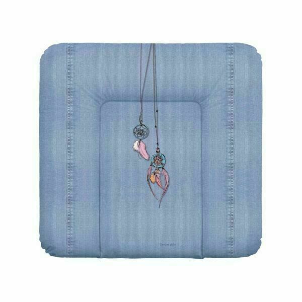 CEBA Podložka přebalovací na komodu měkká 75x72cm Denim Style Dream Catcher blue Ceba porovnat ceny