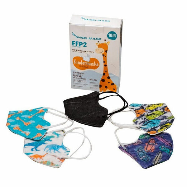 ANGEL MASK FFP2 Dětský respirátor chlapecký 10 kusů porovnat ceny