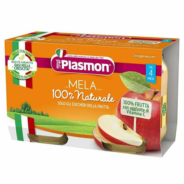 Plasmon Příkrm ovocný jablko 2x104g porovnat ceny