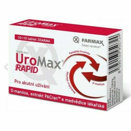 Uromax Rapid Tbl.10+10 Zdarma porovnat ceny