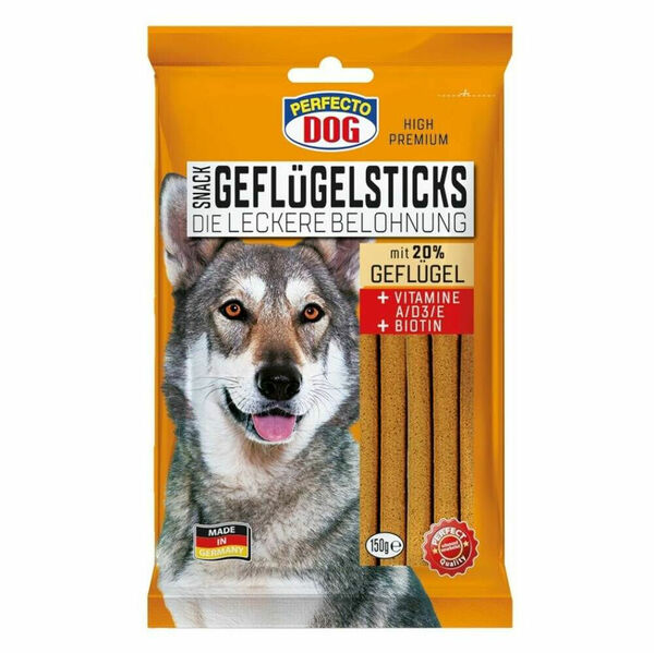 PERFECTO Dog tyčky drůbeží 150 g porovnat ceny