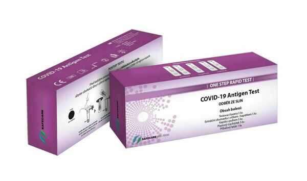 SAFECARE COVID-19 Antigen Rapid Test Kit slinný 5 ks porovnat ceny