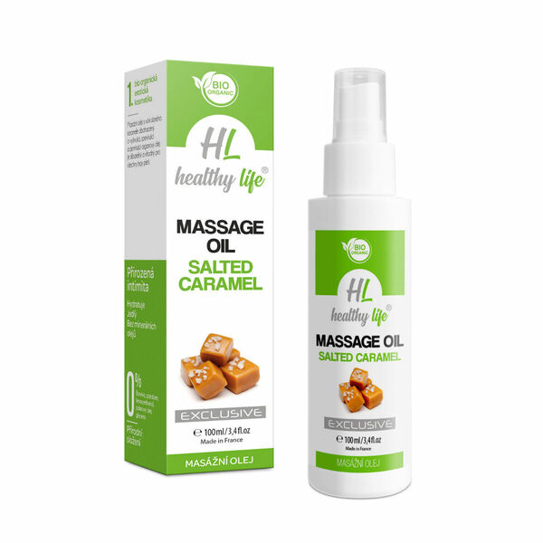 Healthy life Masážní olej Slaný karamel 100 ml porovnat ceny