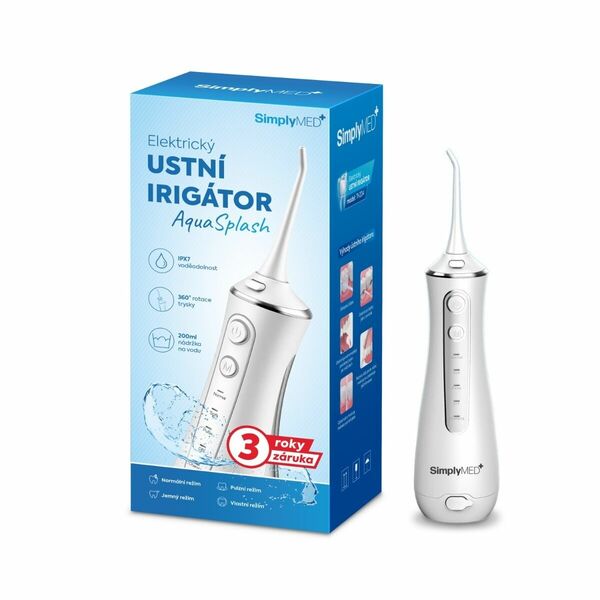 SimplyMed Elektrický ústní irigátor (zubní sprcha) TH2D4 porovnat ceny