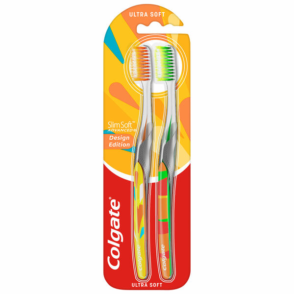 Colgate SlimSoft Design Edition zubní kartáček, měkký 2ks porovnat ceny