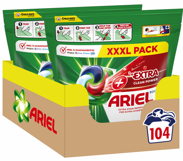 Ariel Extra Clean 104 kapslí porovnat ceny