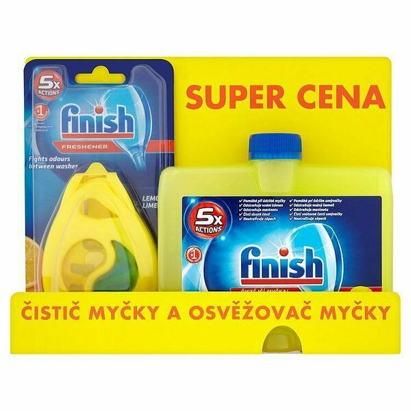 Finish Čistič myčky Lemon 250ml + DEO Lemon porovnat ceny