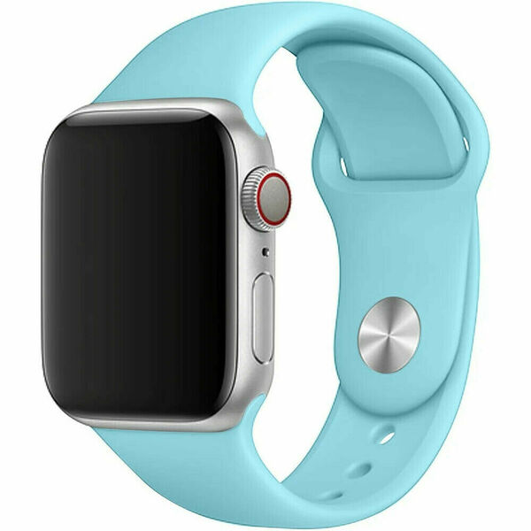 FIXED Silicone Strap pro Apple Watch 42/44/45mm - Set silikonových řemínků - tyrkysový porovnat ceny