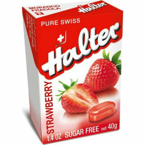 HALTER bonbóny Strawberry 40g (jahoda) porovnat ceny