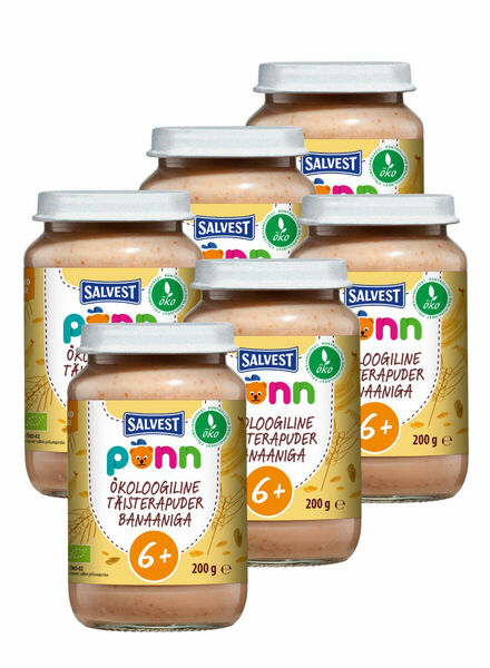 SALVEST Põnn BIO Banán s ovesnými vločkami 6x200 g porovnat ceny
