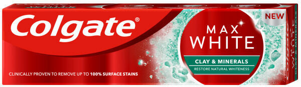 Colgate Max White Clay zubní pasta 75ml porovnat ceny