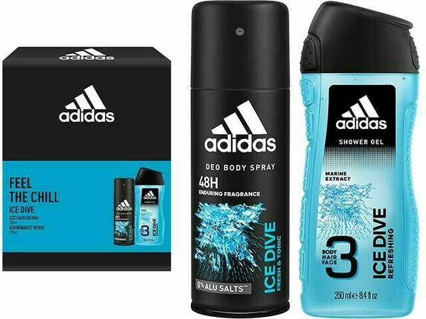 Adidas dárková sada FEEL THE CHILL, Ice dive 2ks porovnat ceny