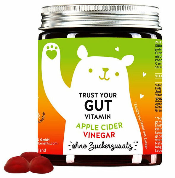 Bears With Benefits Trust your gut Vitaminy pro lepší zažívání & detox bez cukru 60ks porovnat ceny