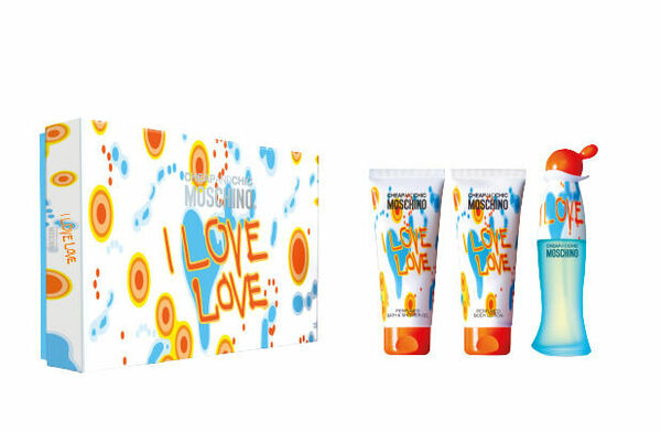 Moschino I Love Love Set Eau de Toilette 50ml + Body Lotion 100ml + Shower Gel 100ml porovnat ceny