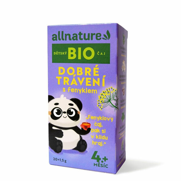 ALLNATURE Dětský čaj dobré trávení s fenyklem BIO 20 sáčků porovnat ceny