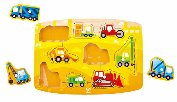 Hape Puzzle na desce - stavaři porovnat ceny