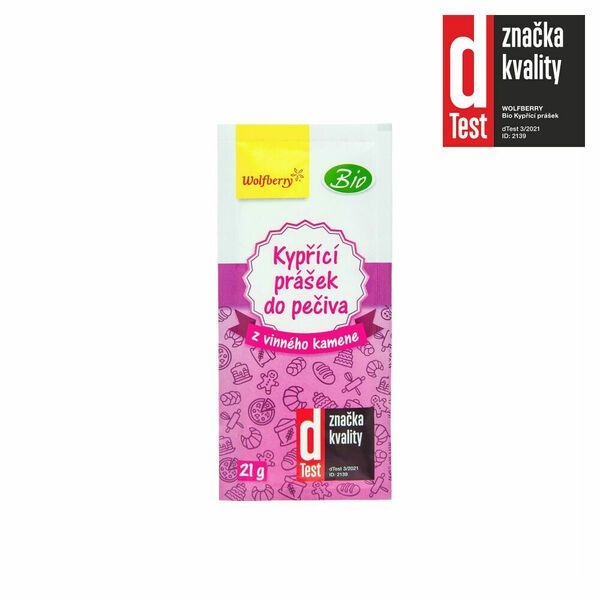 WOLFBERRY Kypřící prášek do pečiva BIO 21 g porovnat ceny