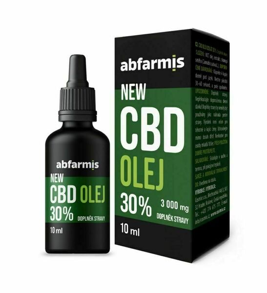 Abfarmis CBD 3000 mg olej 30% 10 ml porovnat ceny