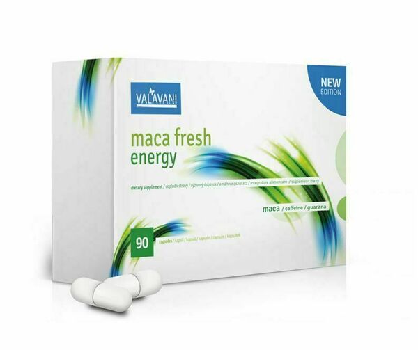 VALAVANI Maca fresh energy 90 kapslí porovnat ceny