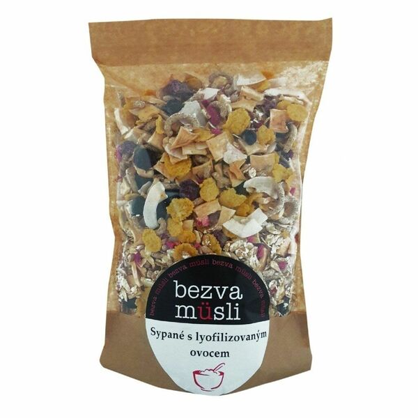 Bezva müsli Sypané s lyofilizovaným ovocem 450g porovnat ceny