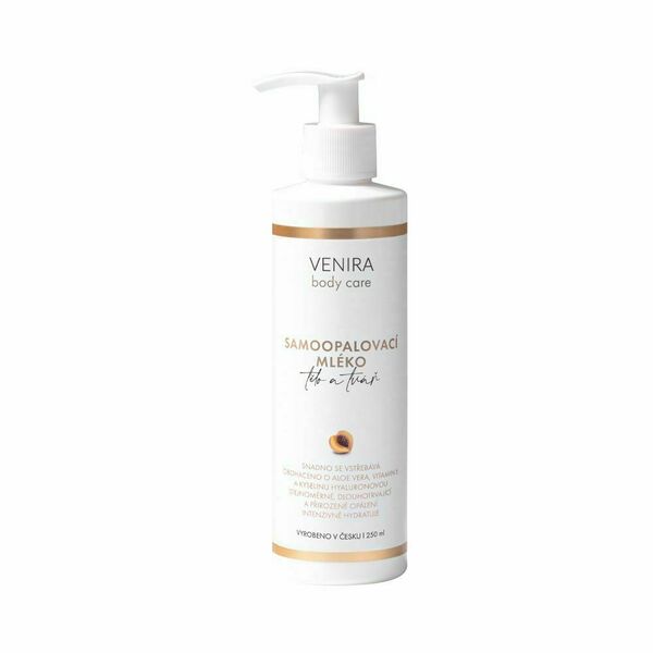 Venira Samoopalovací mléko meruňka 250 ml porovnat ceny