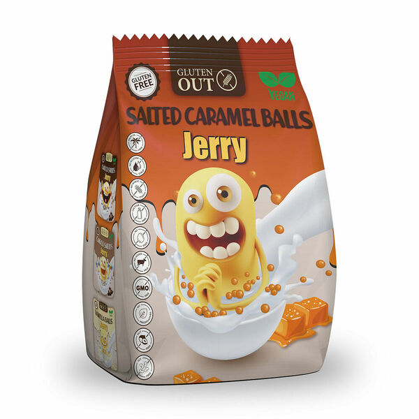 NERANO Snídaňové kuličky slaný karamel 375 g porovnat ceny