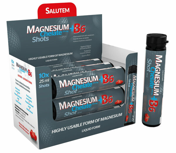Salutem Pharma Magnesium Chelate+B6 cherry ampule 10 x 25 ml porovnat ceny