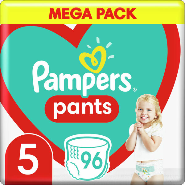 Plenkové Kalhotky Pampers Pants Velikost 5, 96ks, 12kg-17kg porovnat ceny