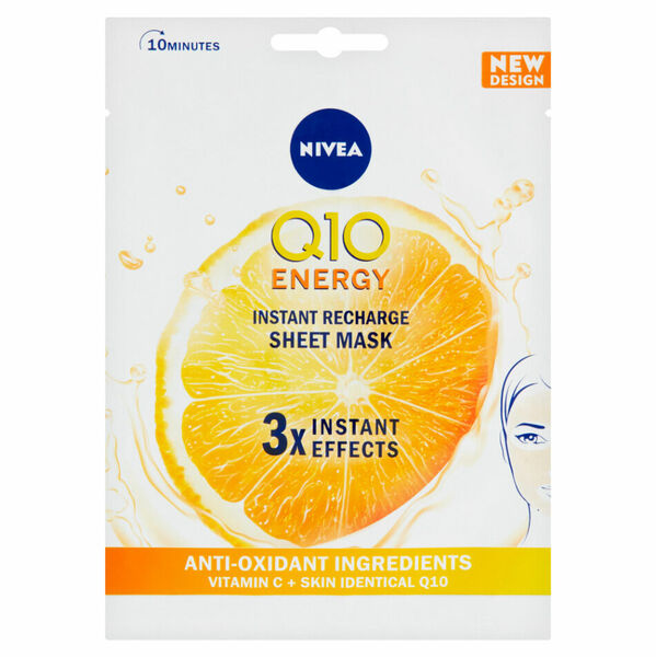 NIVEA Q10PlusC Energizující 10minutová textilní maska 1 ks porovnat ceny