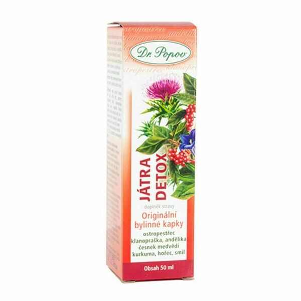 Dr. Popov Játra detox bylinné kapky 50 ml porovnat ceny