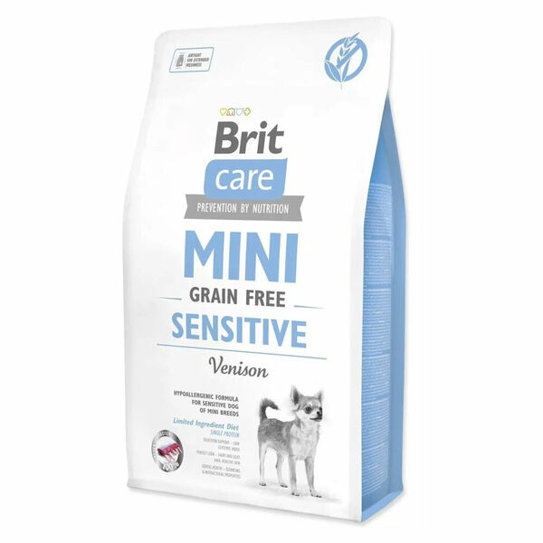 BRIT Care Mini Grain Free Sensitive granule pro citlivé psy mini plemen 1 ks, Hmotnost balení: 7 kg porovnat ceny