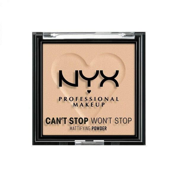 NYX Professional Makeup Can't Stop Won't Stop Mattifying Powder kompaktní pudr - odstín 03 Light Medium 6g porovnat ceny