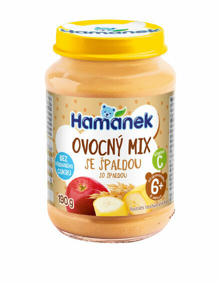 Hamánek Ovocný mix se špaldou 190g porovnat ceny