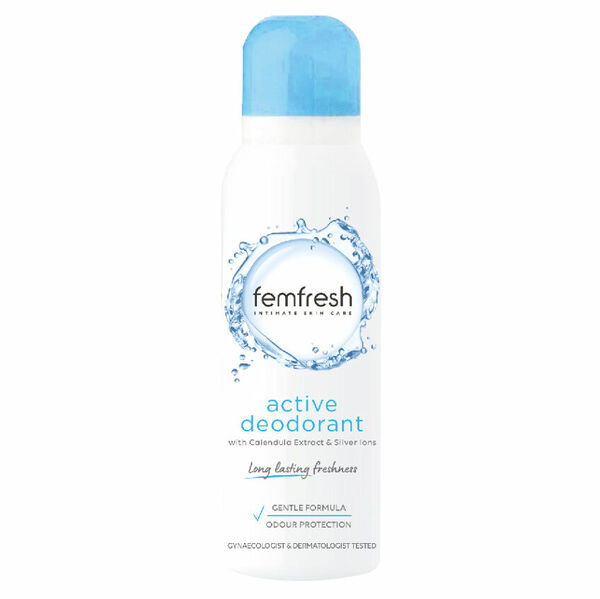 FEMFRESH Intimní deodorant Active s ionty stříbra 125 ml porovnat ceny