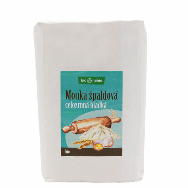 BIO NEBIO Špaldová mouka celozrnná hladká BIO 1 kg porovnat ceny
