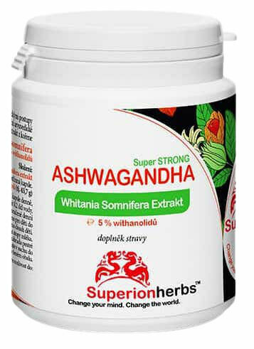 Superionherbs Ashwagandha 90 kapslí porovnat ceny