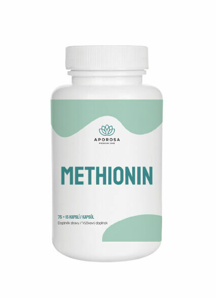 Aporosa Methionin 500 mg, 75 + 15 kapslí porovnat ceny