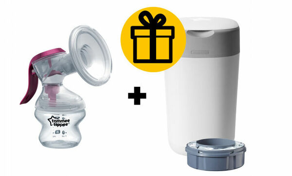 Tommee Tippee Manuální odsávačka Made for Me + Koš na pleny Sangenic Twist & Click porovnat ceny